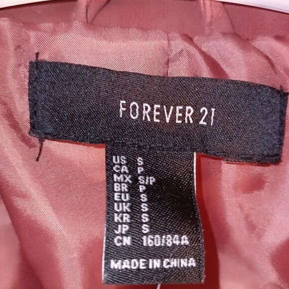 Nwot Forever 21 Moto Jacket PINK jacket - Picture 7 of 8